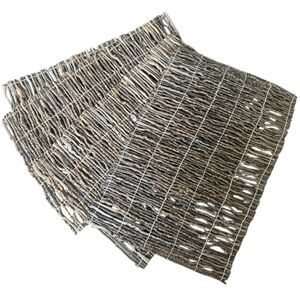 Woven Brown and Tan Placemats 4 pack